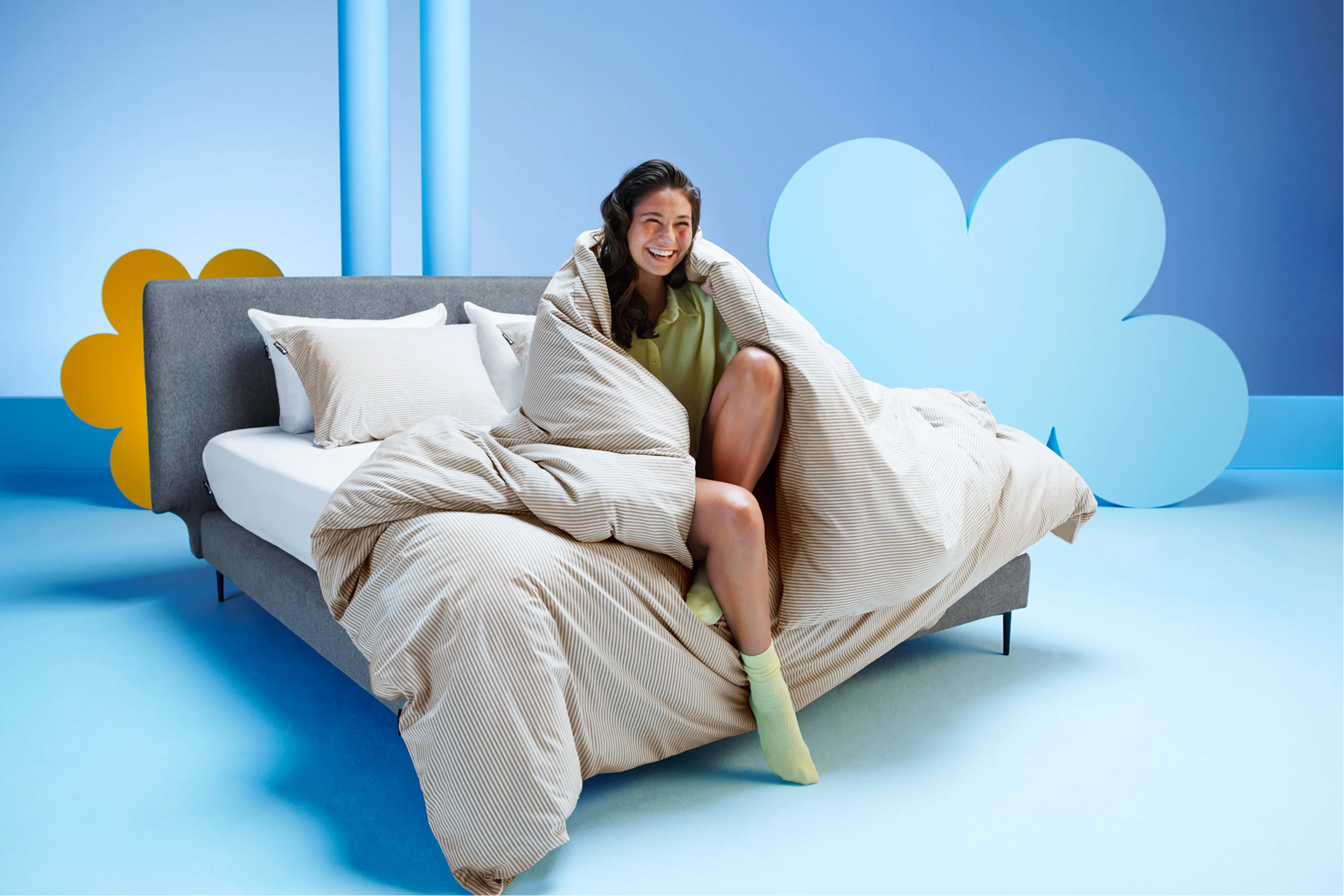 Cloudpillo Striped Bedding Set - Image 13